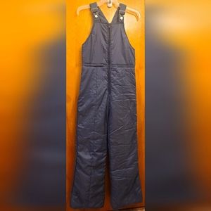 YR Navy Blue Snow Bibs Size M